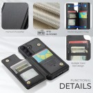CaseMe Deksel med kortlomme Samsung Galaxy S26 FE 5G svart thumbnail