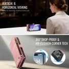 CaseMe 2-i-1 Lommebok deksel iPhone 17 Pro rosa thumbnail