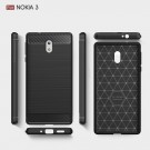 Tech-Flex TPU Deksel Carbon Nokia 3 svart thumbnail