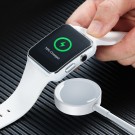 Magnetisk trådløs USB-A Apple Watch Ladekabel hvit thumbnail