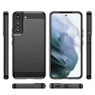 Tech-Flex TPU Deksel Carbon for Samsung Galaxy S23+ plus 5G svart thumbnail