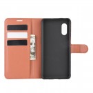 Lommebok deksel for Samsung Galaxy XCover Pro brun thumbnail