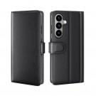 Lommebok deksel ekte Lær for Samsung Galaxy S26 5G svart thumbnail