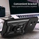 Tech-Flex TPU + PC Deksel med magnetisk Ring Grep Motorola Moto G84 5G svart thumbnail