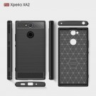 Tech-Flex TPU Deksel Carbon Sony Xperia XA2 svart thumbnail