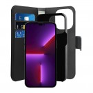 Puro 2-i-1 Magnetisk Lommebok-deksel iPhone 14 Pro Max svart thumbnail