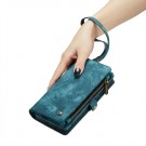 CaseMe 2-i-1 Lommebok deksel Samsung Galaxy S26 5G blå thumbnail