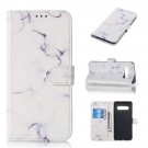 Lommebok deksel for Samsung Galaxy S10+ Plus hvit marmor thumbnail