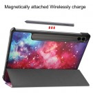 Deksel Tri-Fold Smart til Samsung Galaxy Tab S10+ Plus / S9 FE + plus - Galakse thumbnail