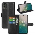 Lommebok deksel for Nokia C32 svart thumbnail