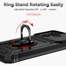 Tech-Flex TPU + PC Deksel med Ring Grep Samsung Galaxy A54 5G svart thumbnail