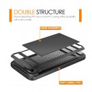 Hybrid TPU + PC Deksel plass til kort iPhone 7 Plus/8 Plus svart thumbnail