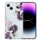 Fashion TPU Deksel for iPhone 15 - blomster thumbnail