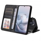 Lommebok deksel for Motorola Edge 70 Fusion 5G svart thumbnail