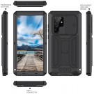 R-JUST Hybrid-deksel med kamerabeskyttelse Samsung Galaxy S22 Ultra 5G - Svart thumbnail