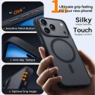 XDcase Frosted Deksel iPhone 17 Pro Max MagSafe - Svart thumbnail
