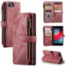 CaseMe retro multifunksjonell Lommebok deksel iPhone 6 Plus/7 Plus/8 Plus rød thumbnail