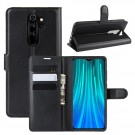 Lommebok deksel til Xiaomi Redmi Note 8 Pro svart thumbnail