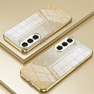 Fashion TPU Deksel Glitter Powder Samsung Galaxy S23 5G - Gull thumbnail