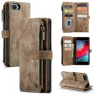 CaseMe retro multifunksjonell Lommebok deksel iPhone 6 Plus/7 Plus/8 Plus brun thumbnail