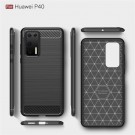 Tech-Flex TPU Deksel Carbon Huawei P40 svart thumbnail