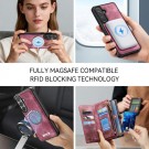CaseMe 2-i-1 Lommebok deksel Samsung Galaxy S26+ plus 5G rød thumbnail