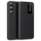 Smart Clear View Flip deksel Samsung Galaxy S22+ Plus 5G - Svart thumbnail