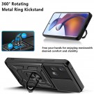 Tech-Flex TPU + PC Deksel med magnetisk Ring Grep Motorola Edge 30 Fusion svart thumbnail