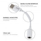 ENKAY USB-C til 3,5 mm Audio Adapter - Hvit thumbnail