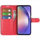 Lommebok deksel for Samsung Galaxy A55 5G rød thumbnail