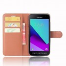 Lommebok deksel for Samsung Galaxy Xcover 4/4S brun thumbnail