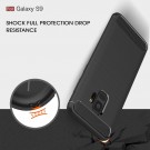 Tech-Flex TPU Deksel Carbon for Samsung Galaxy S9 svart thumbnail