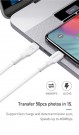 MCDODO USB-C til Lightning Hurtiglader Kabel, 36W 1,2m - hvit thumbnail