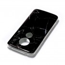 Fashion TPU Deksel for Motorola Moto E5/Moto G6 Play  - Marmor svart thumbnail