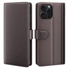 Lommebok deksel Premium for iPhone 16 Pro brun thumbnail