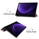 Deksel Tri-Fold Smart til Samsung Galaxy Tab S9 FE / S10 FE Roségull thumbnail