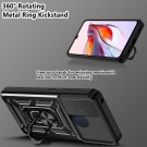 Tech-Flex TPU + PC Deksel med Ring Grep Xiaomi Redmi 12C svart thumbnail