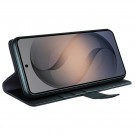 Lommebok deksel ekte Lær for Samsung Galaxy S27+ Plus 5G svart thumbnail