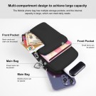 HAWEEL sport bag med lommer for mobil svart thumbnail