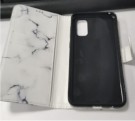Lommebok deksel for Samsung Galaxy S20+ plus hvit marmor thumbnail