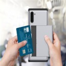 Hybrid TPU + PC Deksel plass til kort Samsung Galaxy Note 10 svart thumbnail