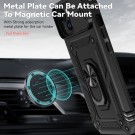 Tech-Flex TPU + PC Deksel med Ring Grep iPhone 15 svart thumbnail