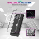 Tech-Flex TPU Deksel for iPhone 12 Mini MagSafe Gjennomsiktig thumbnail