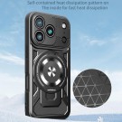 Tech-Flex Hybrid TPU Deksel med Ring MagSafe iPhone 17 Pro Max svart thumbnail