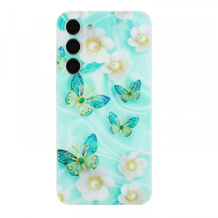 Fashion TPU Deksel for Samsung Galaxy S23 5G - Butterfly