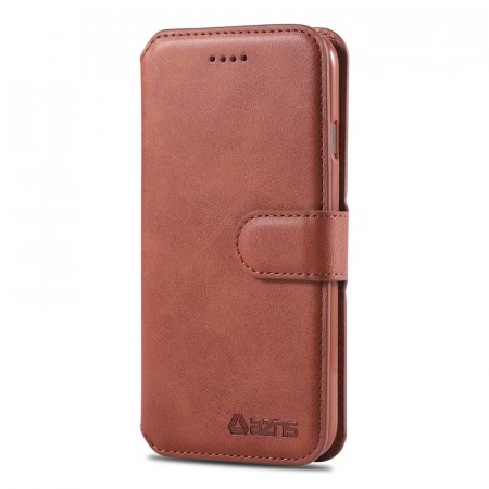 Azns Lommebok deksel for iPhone 7/8/SE (2020/2022) brun