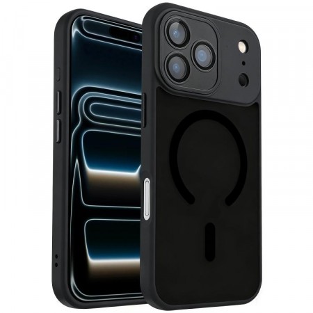XDcase Frosted Deksel iPhone 17 Pro Max MagSafe - Svart