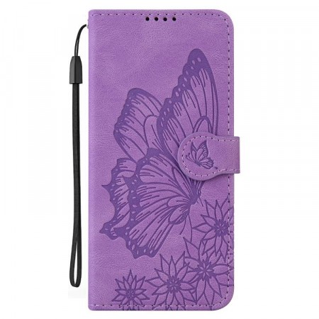 Lommebok deksel for Samsung Galaxy A26 / A17 - Lilla blomster