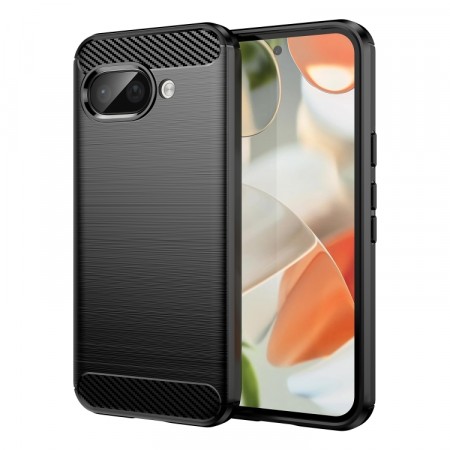 Tech-Flex TPU Deksel Carbon Google Pixel 9a 5G svart