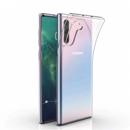 Tech-Flex TPU Deksel for Samsung Galaxy Note 10 Gjennomsiktig